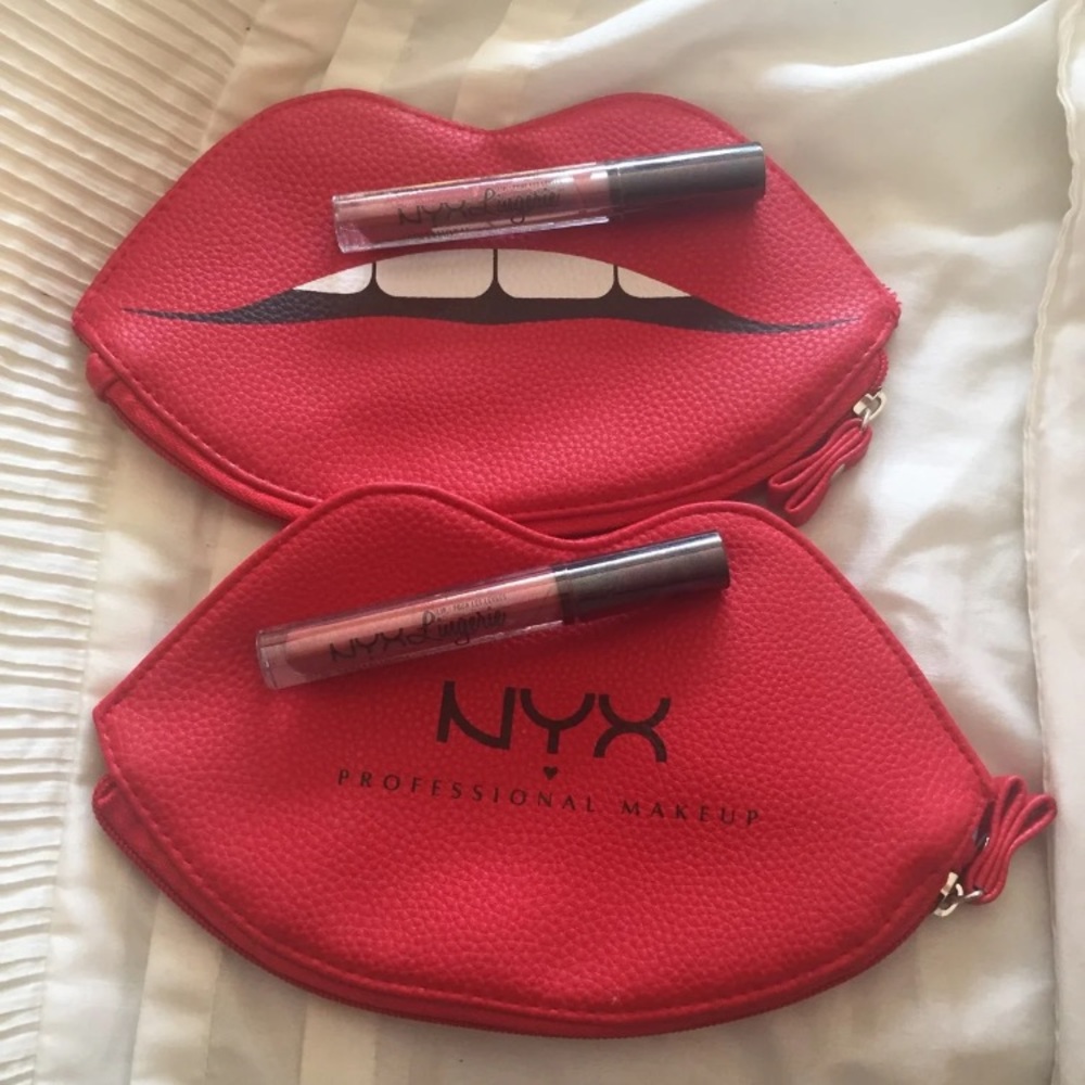 Bundle Of NYX Liquid Lipstick And Bags